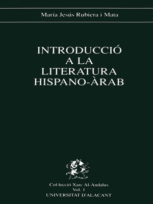 cover image of Introducció a la literatura hispano-àrab